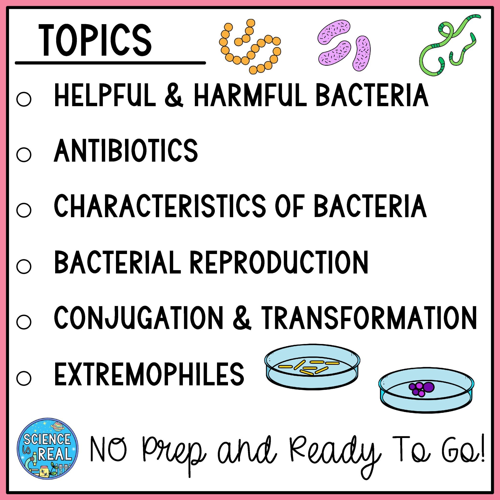 Bacteria Amoeba Sisters Video Handout - Science is Real Education
