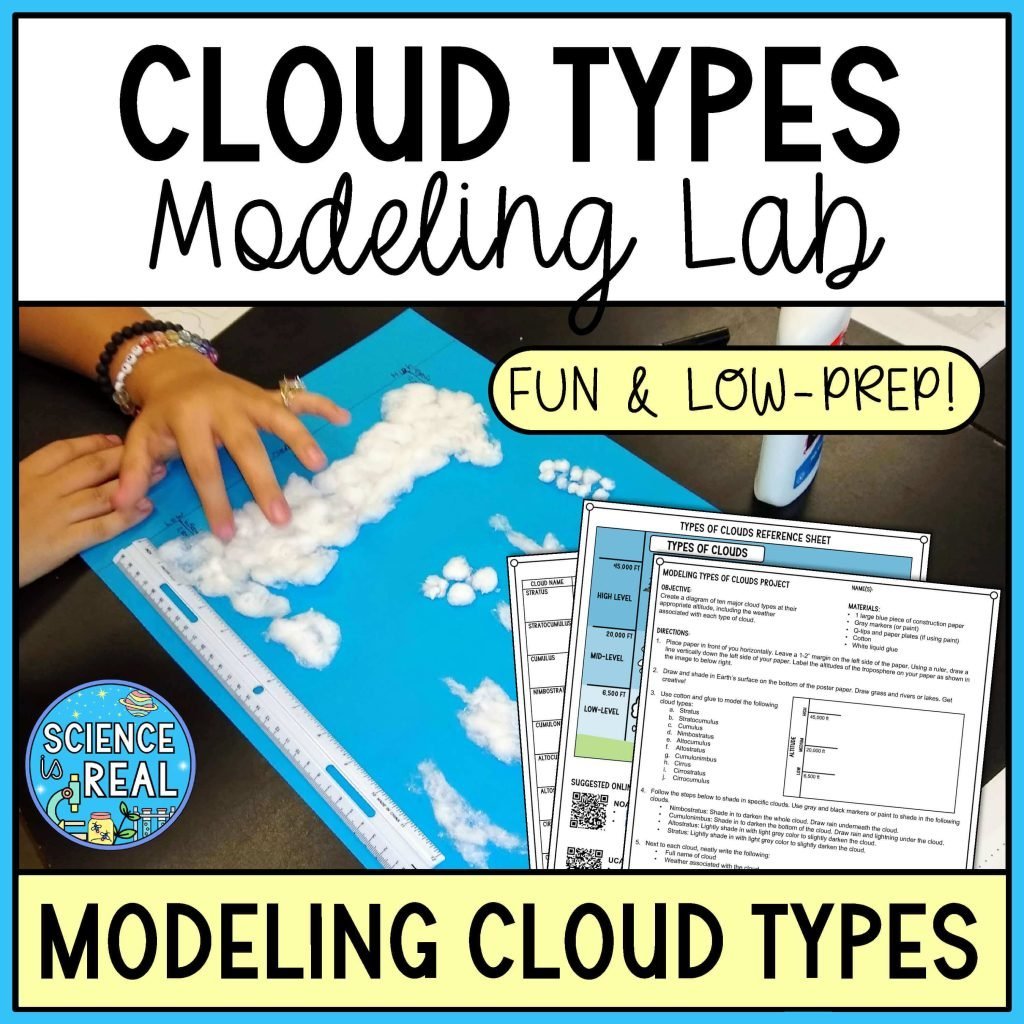 modeling types of clouds lab