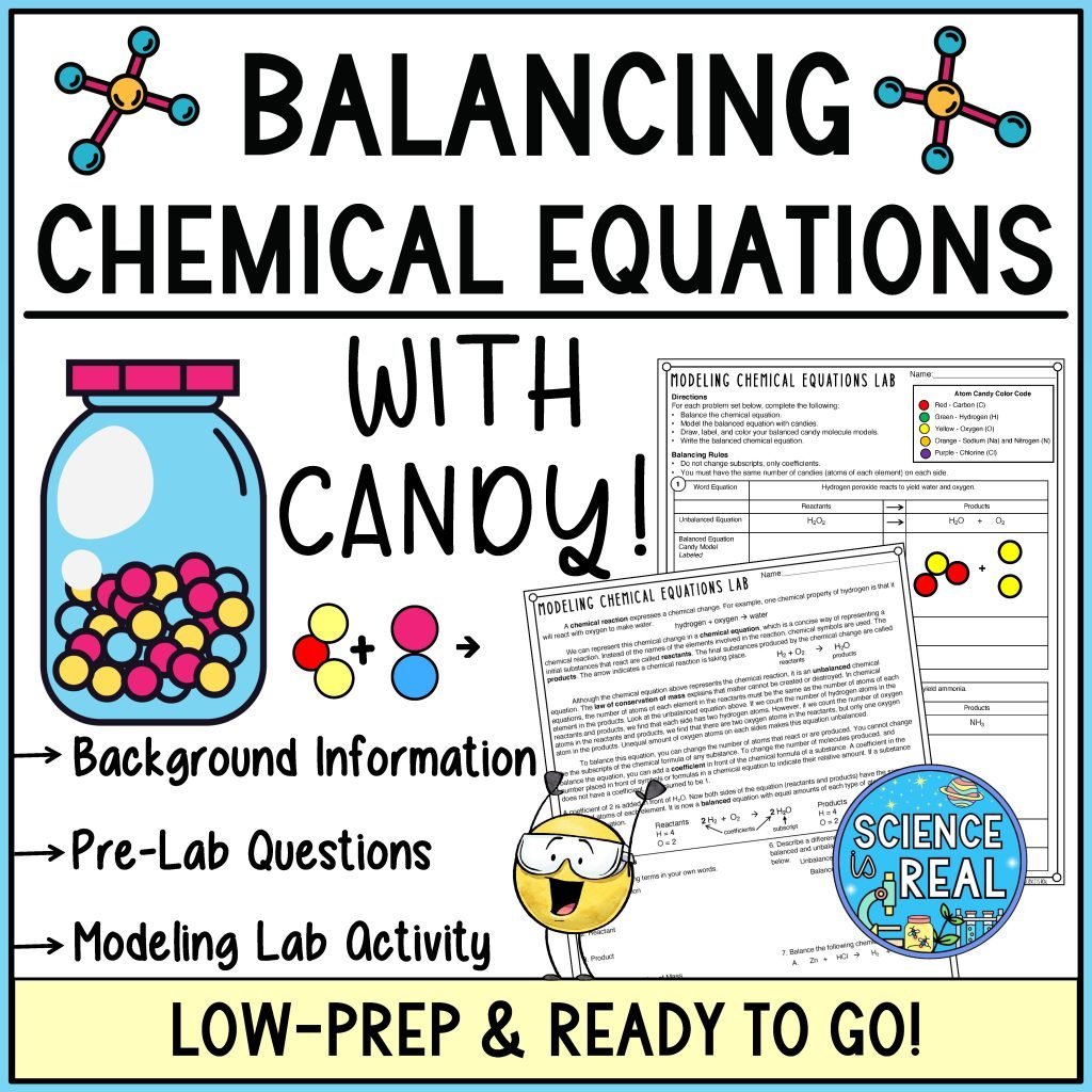 balancing chemical equations lab