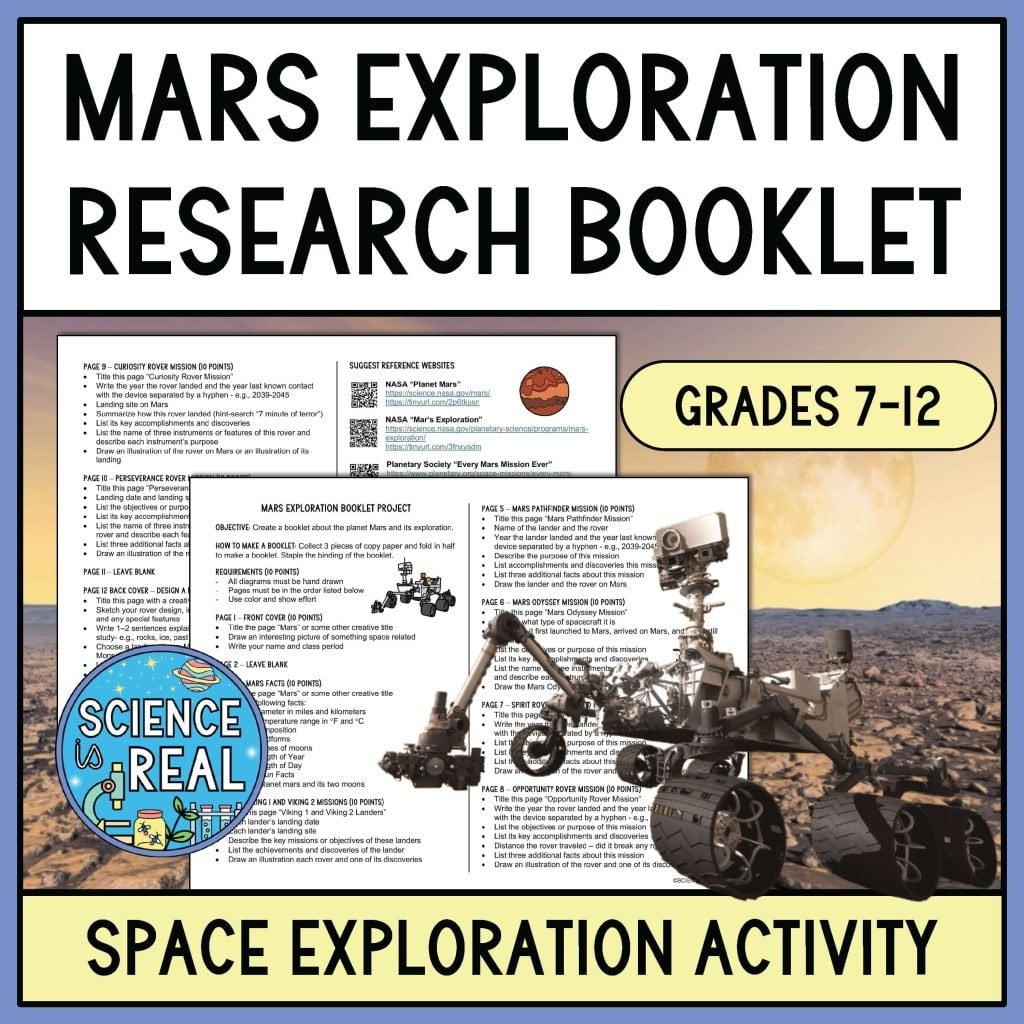 Mars Exploration Booklet