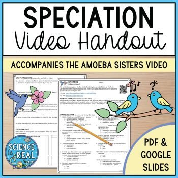 Speciation Amoeba Sisters Video Handout