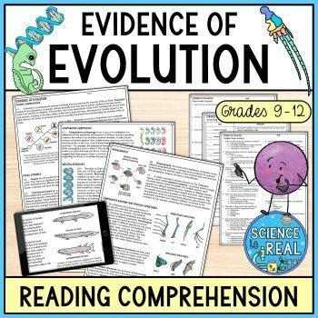 evidence of evolution reading comprehension
