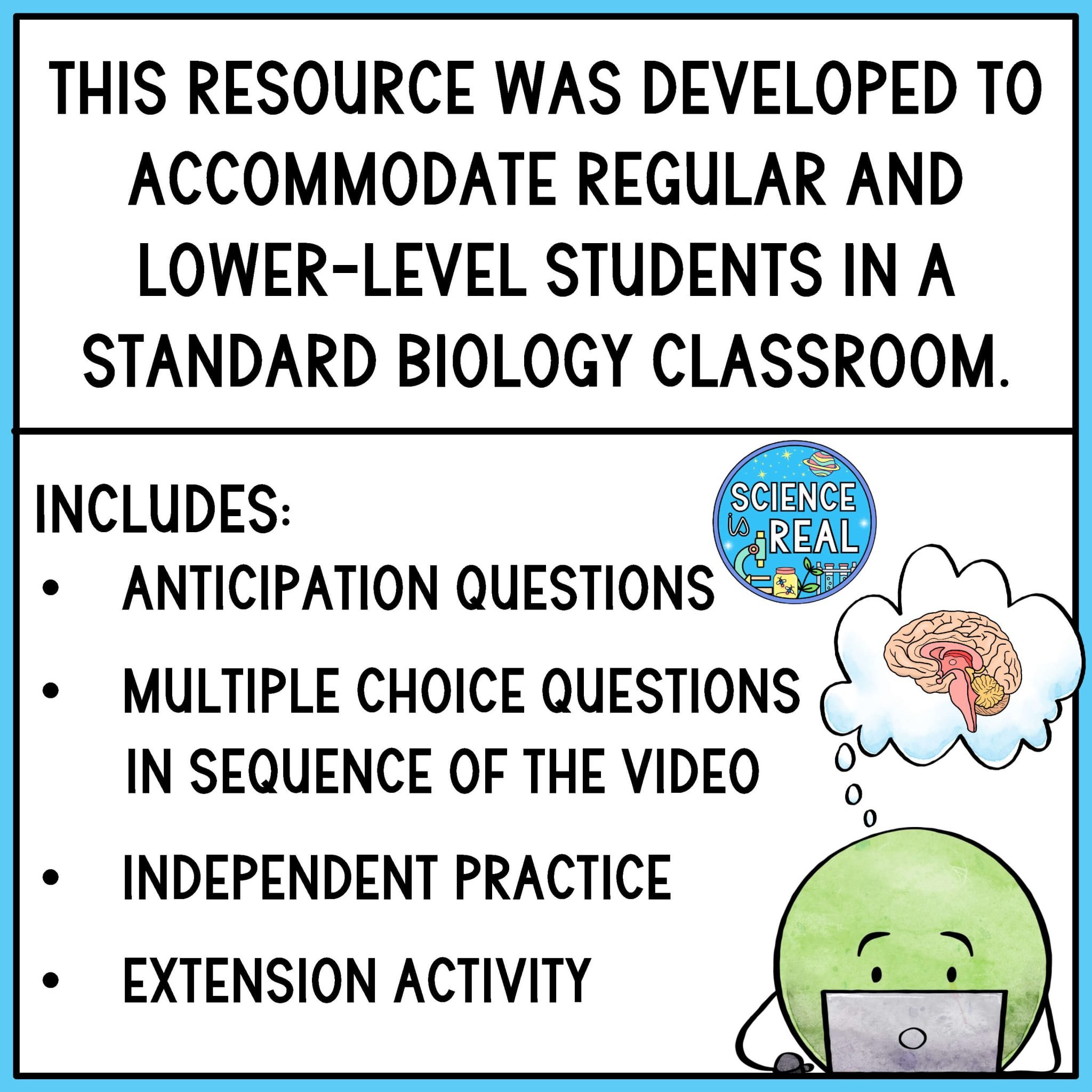Nervous System Amoeba Sisters Video Handout - Science is Real Education