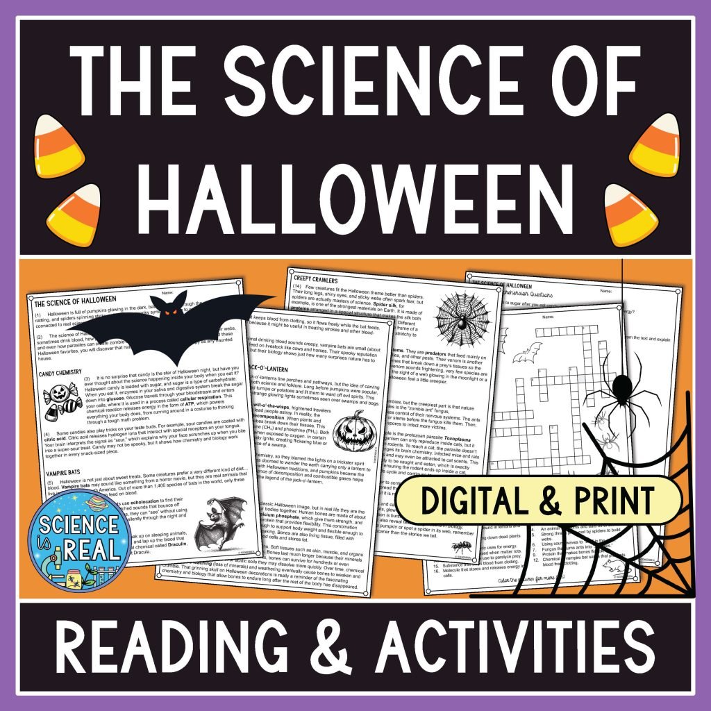 Halloween Science Reading Comprehension