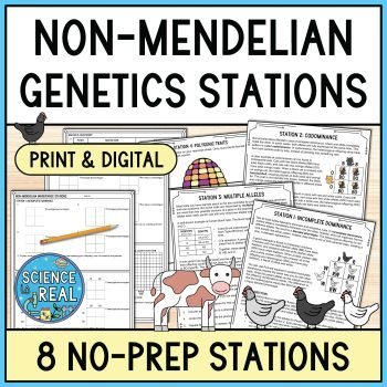 Non-Mendelian Genetics Stations