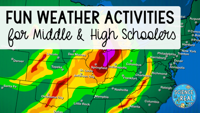 weather activities high school